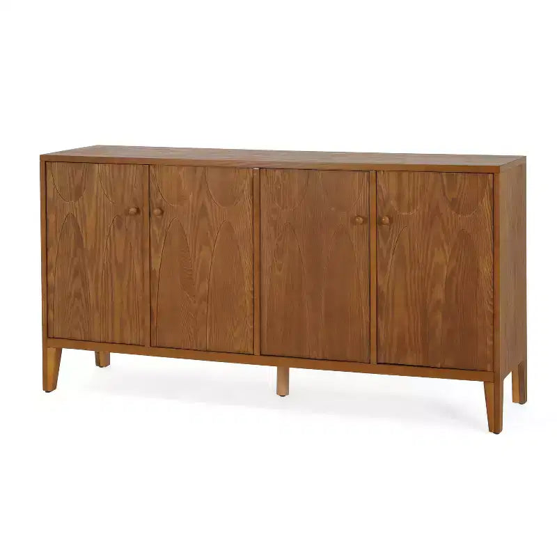 Buffet de cuisine moderne avec quatre étagères réglables et portes