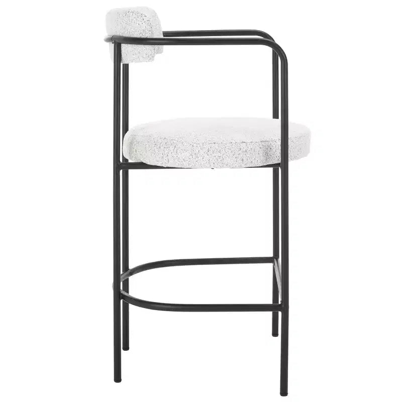 Tabouret de comptoir avec accoudoirs