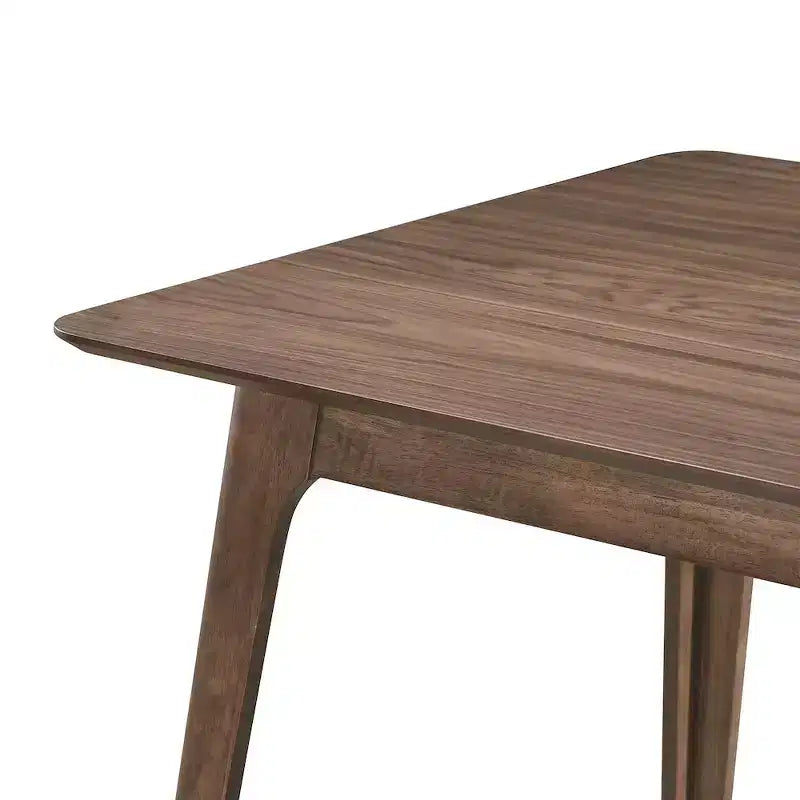 Table à manger de comptoir en bois de noyer
