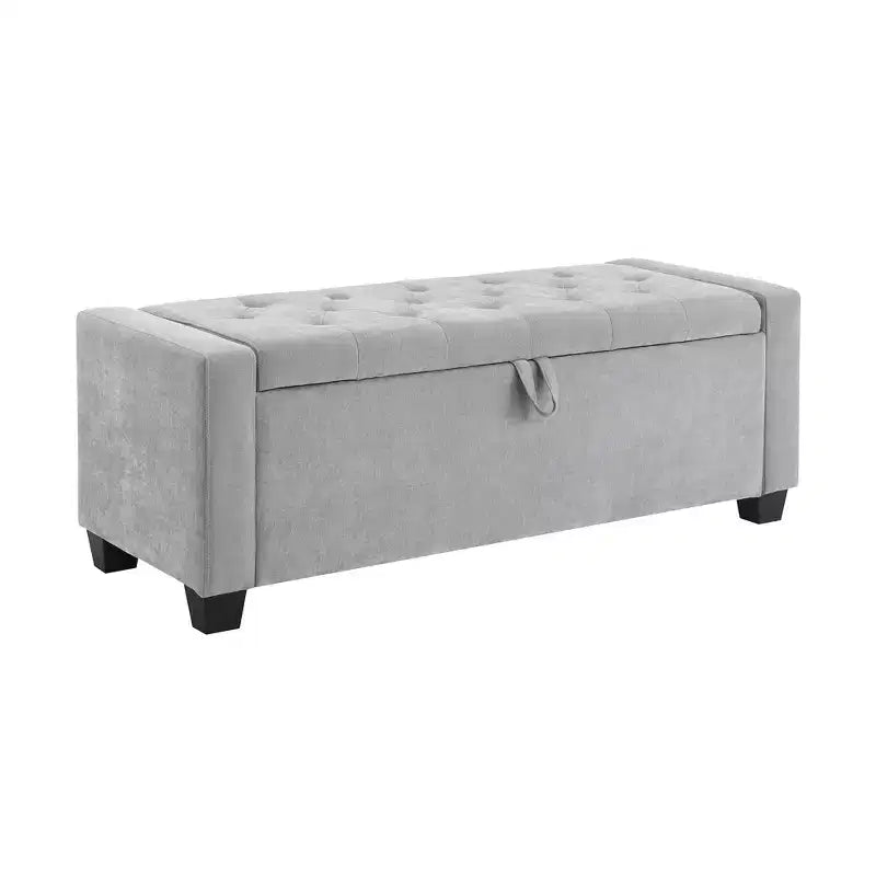 48 Pouf de rangement tapissé