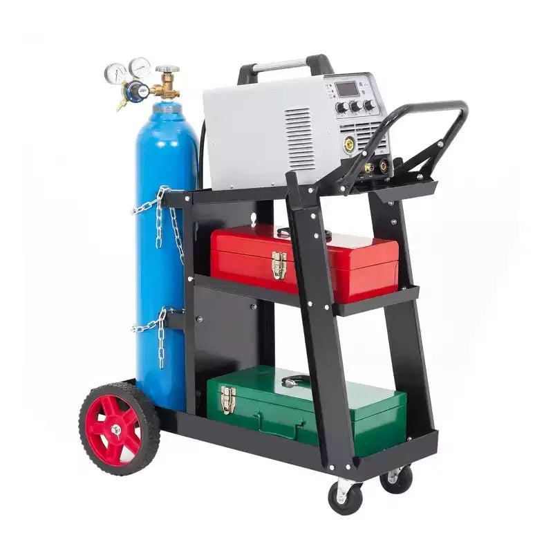 Chariot de soudage robuste en acier au carbone pour soudeuse Mig/Tig et découpeur plasma