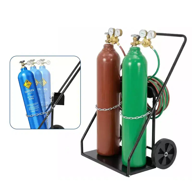 Chariot de soudage robuste en acier au carbone pour soudeuse Mig/Tig et découpeur plasma
