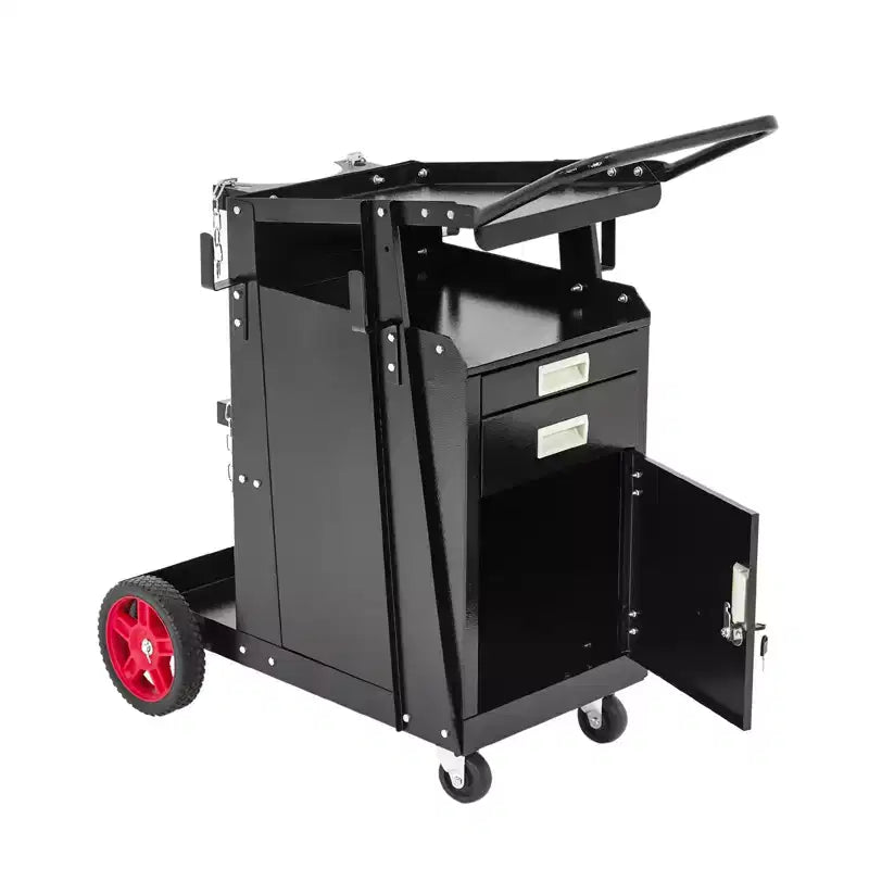 Chariot de soudage robuste en acier au carbone pour soudeuse Mig/Tig et découpeur plasma